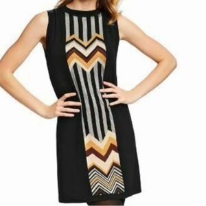 Missoni x Target Sweater Dress Chevron Zig Zag Stripe Sleeveless Crew Neck MED